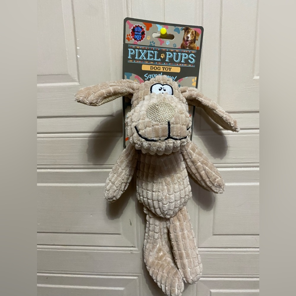 Brand New - - Bow Wow Pet Dog Toy With Squeaker